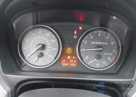 2013 BMW 335Is из США, поврежденный, VIN WBAKG1C55DJ217655